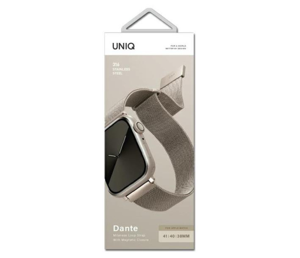 Uniq Bransoleta Dante do Apple Watch starlight - 1082140 - zdjęcie 3